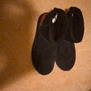 Black and brown spotted leopard snow boots koolabura fur